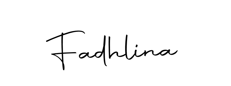Make a beautiful signature design for name Fadhlina. Use this online signature maker to create a handwritten signature for free. Fadhlina signature style 10 images and pictures png