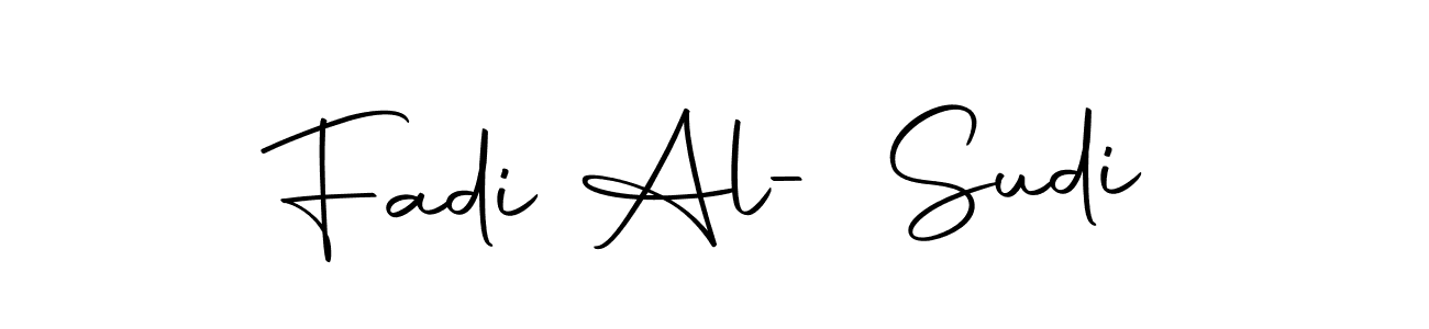 Make a beautiful signature design for name Fadi Al- Sudi. Use this online signature maker to create a handwritten signature for free. Fadi Al- Sudi signature style 10 images and pictures png