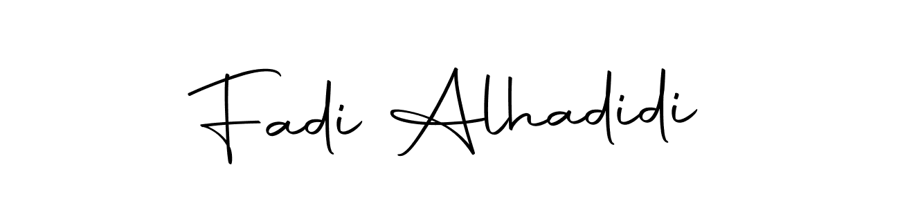 You should practise on your own different ways (Autography-DOLnW) to write your name (Fadi Alhadidi) in signature. don't let someone else do it for you. Fadi Alhadidi signature style 10 images and pictures png