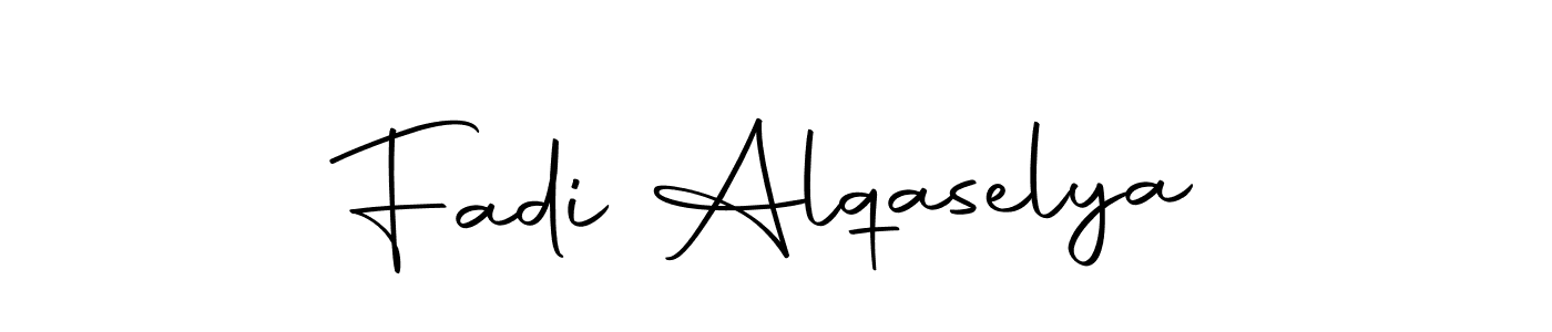 Create a beautiful signature design for name Fadi Alqaselya. With this signature (Autography-DOLnW) fonts, you can make a handwritten signature for free. Fadi Alqaselya signature style 10 images and pictures png