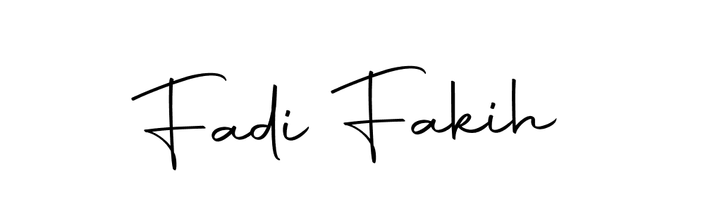 How to make Fadi Fakih name signature. Use Autography-DOLnW style for creating short signs online. This is the latest handwritten sign. Fadi Fakih signature style 10 images and pictures png