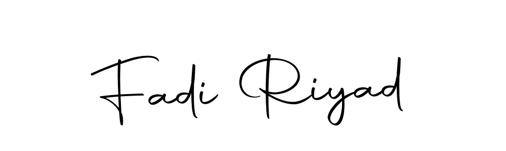 if you are searching for the best signature style for your name Fadi Riyad. so please give up your signature search. here we have designed multiple signature styles  using Autography-DOLnW. Fadi Riyad signature style 10 images and pictures png