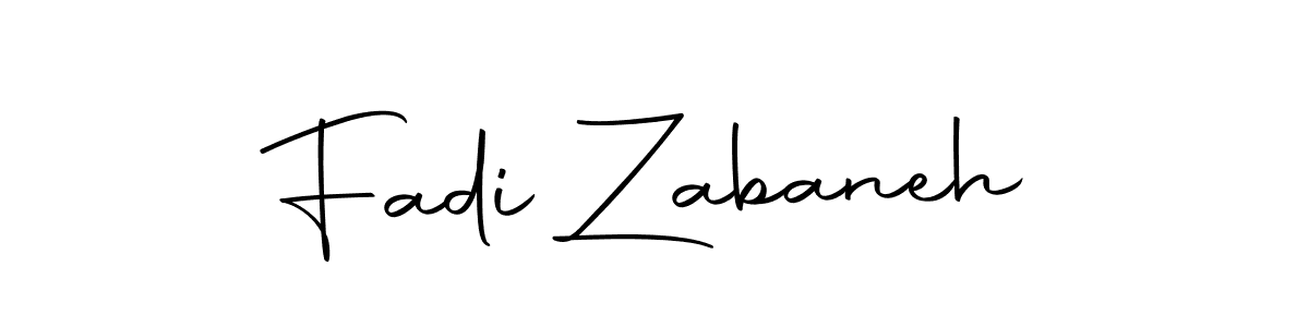 How to make Fadi Zabaneh signature? Autography-DOLnW is a professional autograph style. Create handwritten signature for Fadi Zabaneh name. Fadi Zabaneh signature style 10 images and pictures png