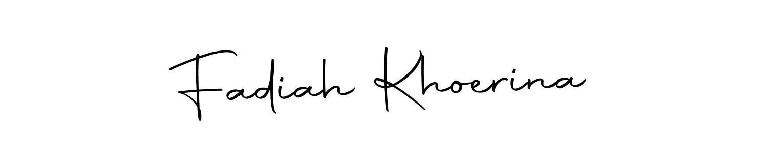 Similarly Autography-DOLnW is the best handwritten signature design. Signature creator online .You can use it as an online autograph creator for name Fadiah Khoerina. Fadiah Khoerina signature style 10 images and pictures png