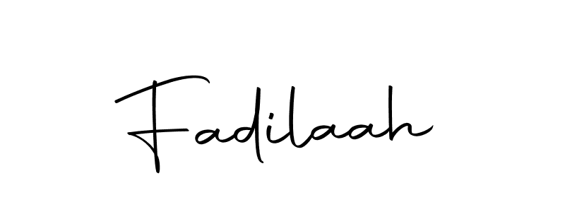 You should practise on your own different ways (Autography-DOLnW) to write your name (Fadilaah) in signature. don't let someone else do it for you. Fadilaah signature style 10 images and pictures png