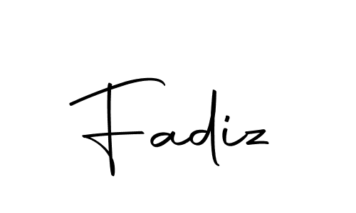 How to make Fadiz name signature. Use Autography-DOLnW style for creating short signs online. This is the latest handwritten sign. Fadiz signature style 10 images and pictures png