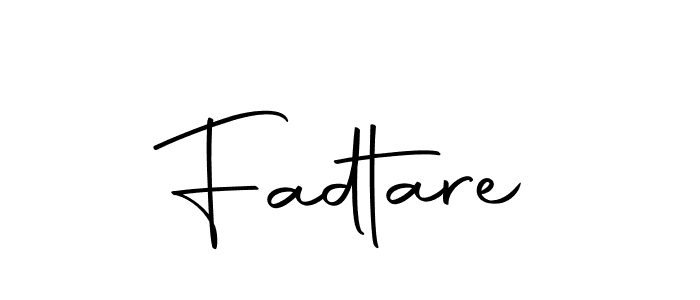 How to make Fadtare signature? Autography-DOLnW is a professional autograph style. Create handwritten signature for Fadtare name. Fadtare signature style 10 images and pictures png