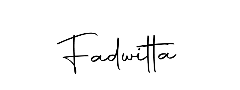 How to make Fadwitta signature? Autography-DOLnW is a professional autograph style. Create handwritten signature for Fadwitta name. Fadwitta signature style 10 images and pictures png
