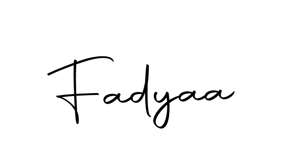 You can use this online signature creator to create a handwritten signature for the name Fadyaa. This is the best online autograph maker. Fadyaa signature style 10 images and pictures png