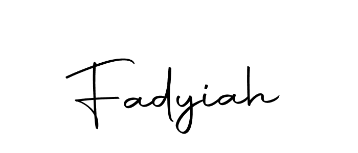 You should practise on your own different ways (Autography-DOLnW) to write your name (Fadyiah) in signature. don't let someone else do it for you. Fadyiah signature style 10 images and pictures png