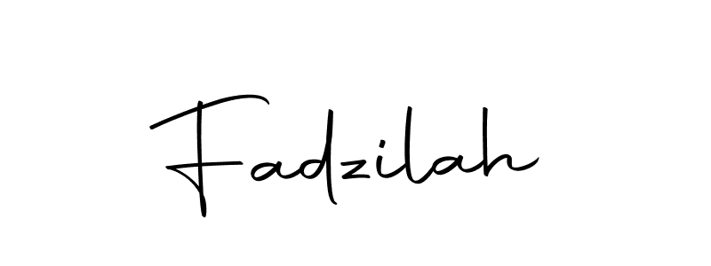 Make a beautiful signature design for name Fadzilah. Use this online signature maker to create a handwritten signature for free. Fadzilah signature style 10 images and pictures png