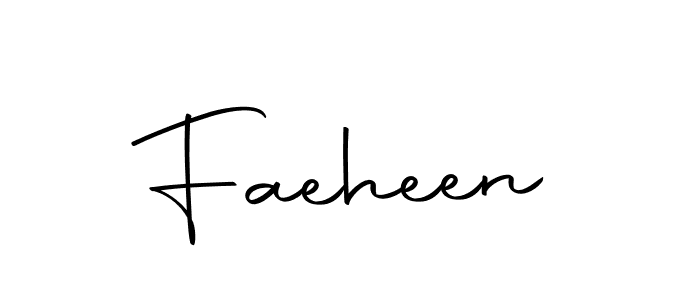 Create a beautiful signature design for name Faeheen. With this signature (Autography-DOLnW) fonts, you can make a handwritten signature for free. Faeheen signature style 10 images and pictures png