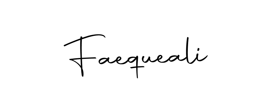 Design your own signature with our free online signature maker. With this signature software, you can create a handwritten (Autography-DOLnW) signature for name Faequeali. Faequeali signature style 10 images and pictures png