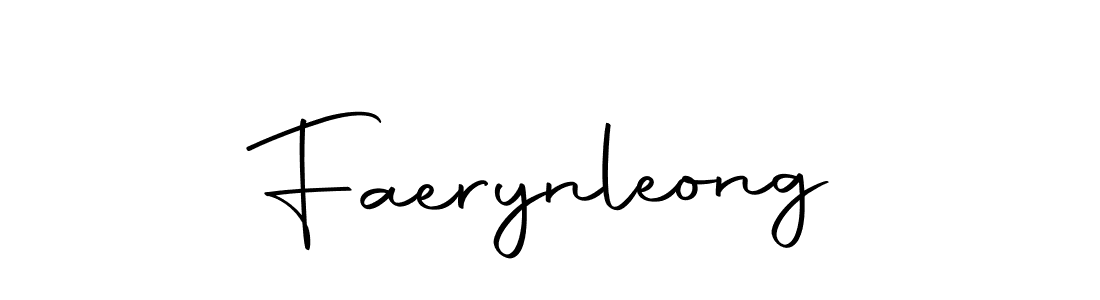 You should practise on your own different ways (Autography-DOLnW) to write your name (Faerynleong) in signature. don't let someone else do it for you. Faerynleong signature style 10 images and pictures png