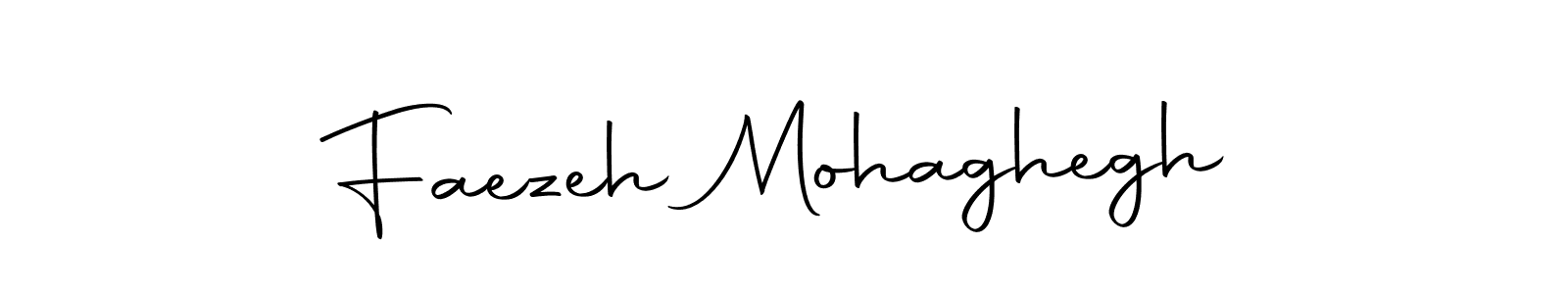 Create a beautiful signature design for name Faezeh Mohaghegh. With this signature (Autography-DOLnW) fonts, you can make a handwritten signature for free. Faezeh Mohaghegh signature style 10 images and pictures png