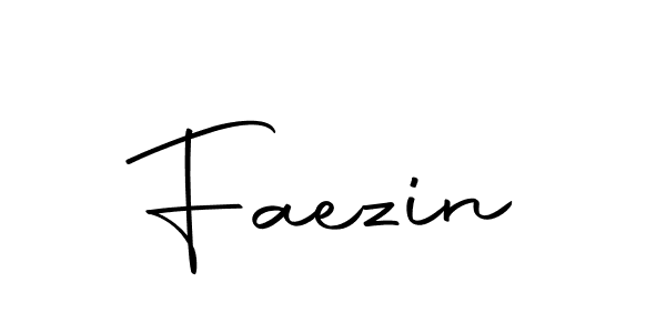 Make a beautiful signature design for name Faezin. Use this online signature maker to create a handwritten signature for free. Faezin signature style 10 images and pictures png