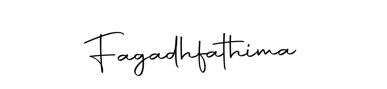 How to make Fagadhfathima name signature. Use Autography-DOLnW style for creating short signs online. This is the latest handwritten sign. Fagadhfathima signature style 10 images and pictures png