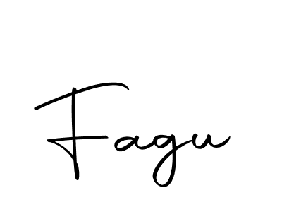 Create a beautiful signature design for name Fagu. With this signature (Autography-DOLnW) fonts, you can make a handwritten signature for free. Fagu signature style 10 images and pictures png