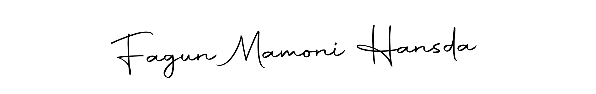 You can use this online signature creator to create a handwritten signature for the name Fagun Mamoni Hansda. This is the best online autograph maker. Fagun Mamoni Hansda signature style 10 images and pictures png