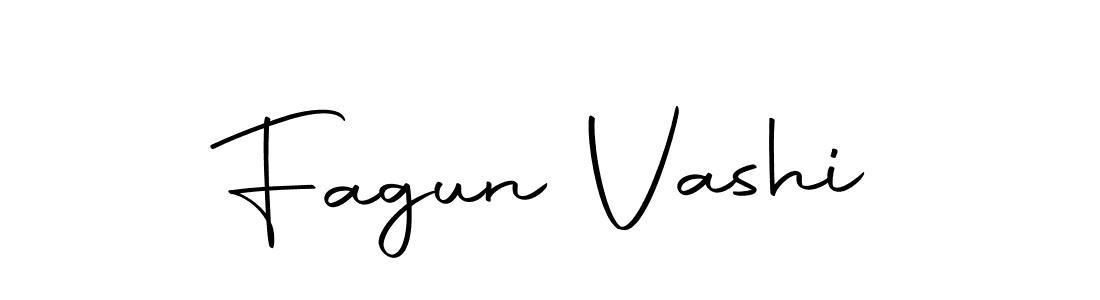 Design your own signature with our free online signature maker. With this signature software, you can create a handwritten (Autography-DOLnW) signature for name Fagun Vashi. Fagun Vashi signature style 10 images and pictures png