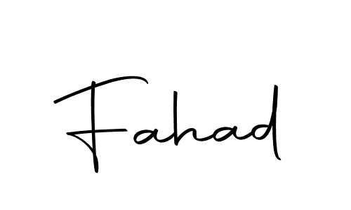 Make a beautiful signature design for name Fahad. With this signature (Autography-DOLnW) style, you can create a handwritten signature for free. Fahad signature style 10 images and pictures png