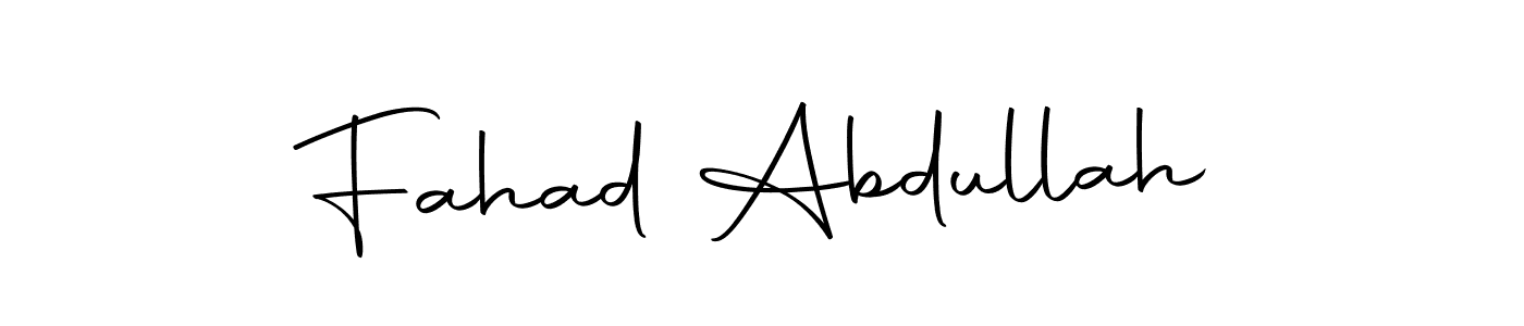 You should practise on your own different ways (Autography-DOLnW) to write your name (Fahad Abdullah) in signature. don't let someone else do it for you. Fahad Abdullah signature style 10 images and pictures png