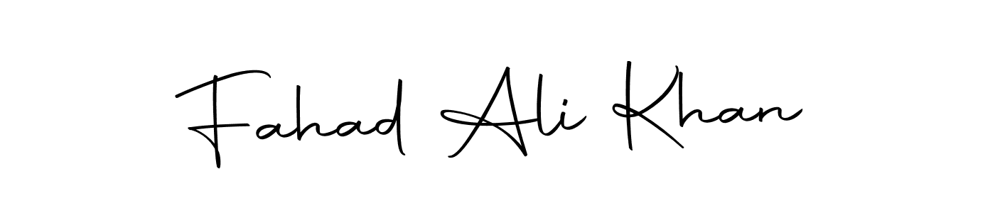 How to make Fahad Ali Khan name signature. Use Autography-DOLnW style for creating short signs online. This is the latest handwritten sign. Fahad Ali Khan signature style 10 images and pictures png