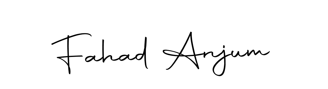 Fahad Anjum stylish signature style. Best Handwritten Sign (Autography-DOLnW) for my name. Handwritten Signature Collection Ideas for my name Fahad Anjum. Fahad Anjum signature style 10 images and pictures png