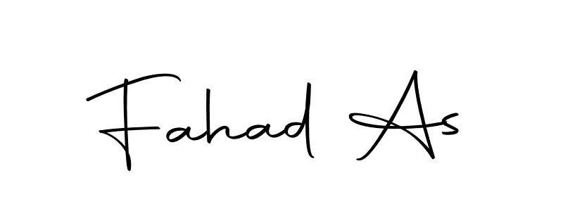 Use a signature maker to create a handwritten signature online. With this signature software, you can design (Autography-DOLnW) your own signature for name Fahad As. Fahad As signature style 10 images and pictures png