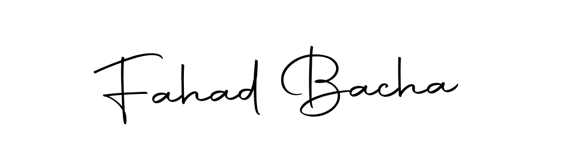 Make a beautiful signature design for name Fahad Bacha. Use this online signature maker to create a handwritten signature for free. Fahad Bacha signature style 10 images and pictures png