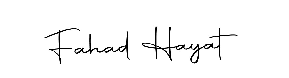 Create a beautiful signature design for name Fahad Hayat. With this signature (Autography-DOLnW) fonts, you can make a handwritten signature for free. Fahad Hayat signature style 10 images and pictures png