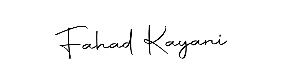 Make a short Fahad Kayani signature style. Manage your documents anywhere anytime using Autography-DOLnW. Create and add eSignatures, submit forms, share and send files easily. Fahad Kayani signature style 10 images and pictures png