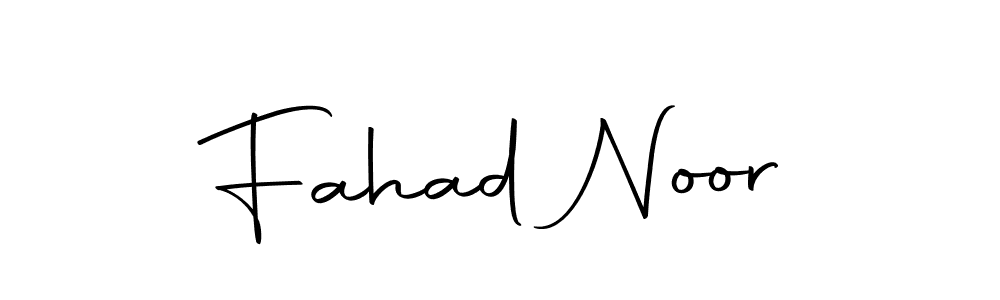 How to make Fahad Noor name signature. Use Autography-DOLnW style for creating short signs online. This is the latest handwritten sign. Fahad Noor signature style 10 images and pictures png