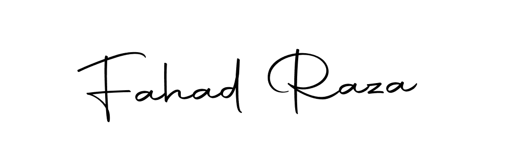 How to make Fahad Raza name signature. Use Autography-DOLnW style for creating short signs online. This is the latest handwritten sign. Fahad Raza signature style 10 images and pictures png