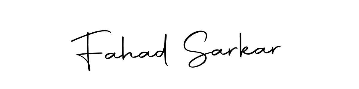 Make a beautiful signature design for name Fahad Sarkar. Use this online signature maker to create a handwritten signature for free. Fahad Sarkar signature style 10 images and pictures png