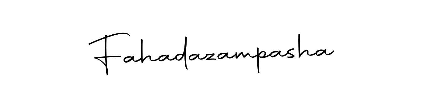 Make a beautiful signature design for name Fahadazampasha. Use this online signature maker to create a handwritten signature for free. Fahadazampasha signature style 10 images and pictures png