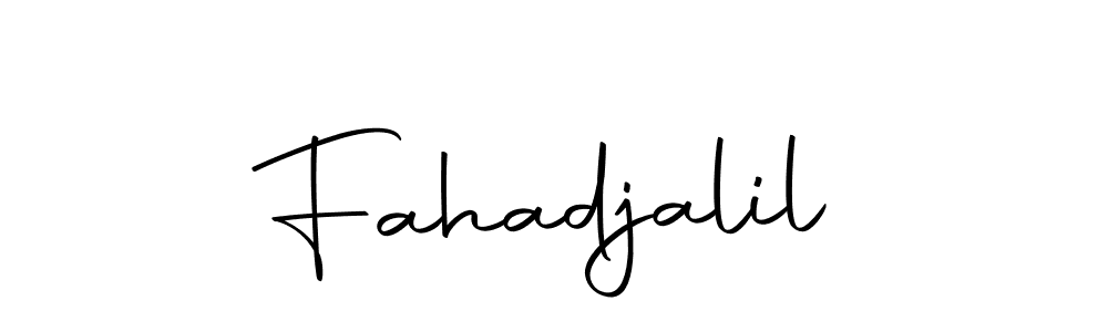Make a beautiful signature design for name Fahadjalil. Use this online signature maker to create a handwritten signature for free. Fahadjalil signature style 10 images and pictures png