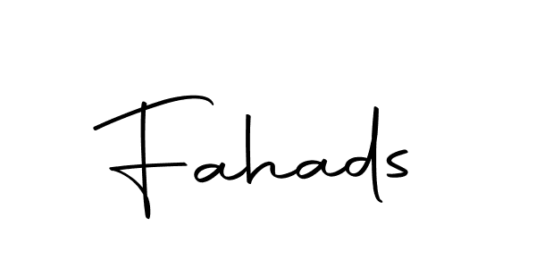 Make a beautiful signature design for name Fahads. Use this online signature maker to create a handwritten signature for free. Fahads signature style 10 images and pictures png