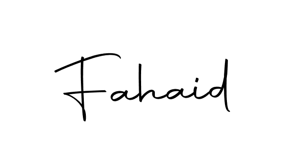 How to make Fahaid signature? Autography-DOLnW is a professional autograph style. Create handwritten signature for Fahaid name. Fahaid signature style 10 images and pictures png