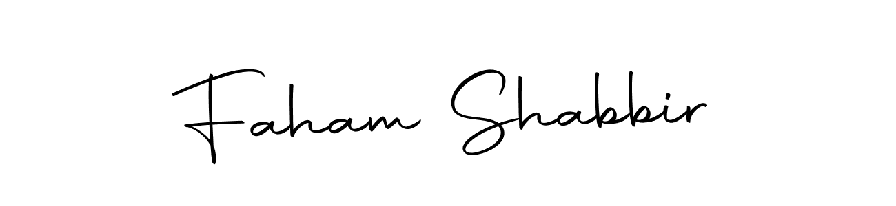 It looks lik you need a new signature style for name Faham Shabbir. Design unique handwritten (Autography-DOLnW) signature with our free signature maker in just a few clicks. Faham Shabbir signature style 10 images and pictures png