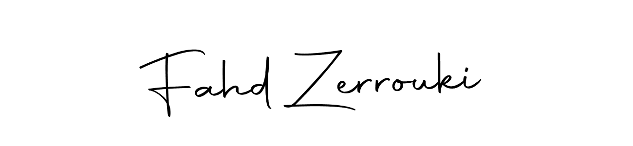 Fahd Zerrouki stylish signature style. Best Handwritten Sign (Autography-DOLnW) for my name. Handwritten Signature Collection Ideas for my name Fahd Zerrouki. Fahd Zerrouki signature style 10 images and pictures png