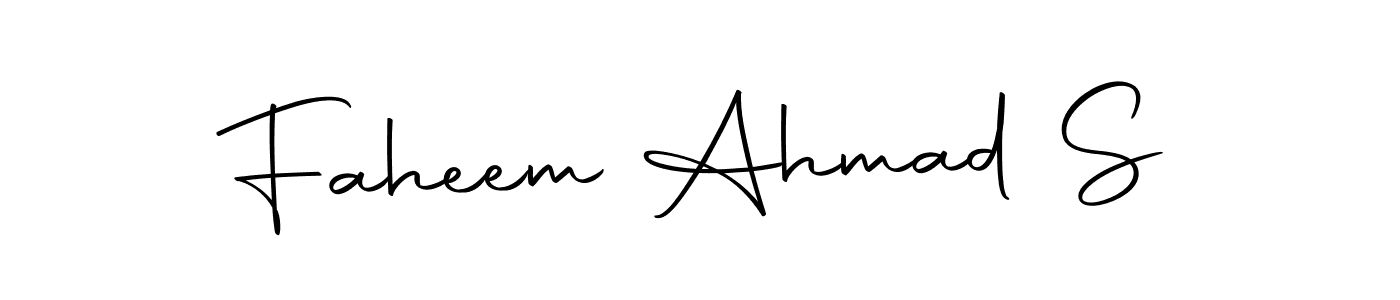 It looks lik you need a new signature style for name Faheem Ahmad S. Design unique handwritten (Autography-DOLnW) signature with our free signature maker in just a few clicks. Faheem Ahmad S signature style 10 images and pictures png