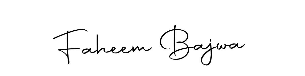 Create a beautiful signature design for name Faheem Bajwa. With this signature (Autography-DOLnW) fonts, you can make a handwritten signature for free. Faheem Bajwa signature style 10 images and pictures png