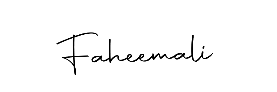 Make a beautiful signature design for name Faheemali. Use this online signature maker to create a handwritten signature for free. Faheemali signature style 10 images and pictures png