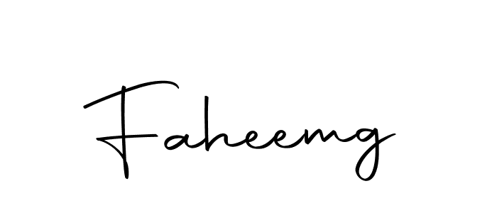 You can use this online signature creator to create a handwritten signature for the name Faheemg. This is the best online autograph maker. Faheemg signature style 10 images and pictures png