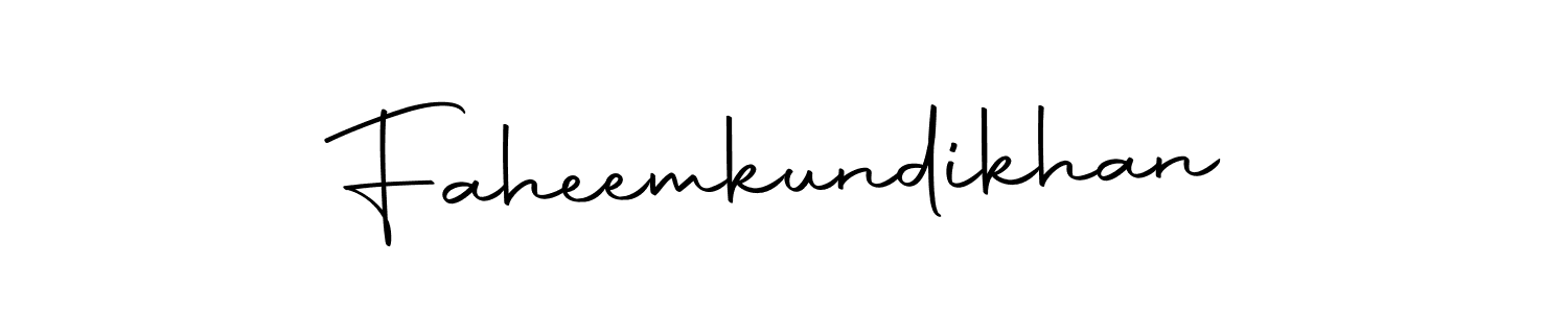 Make a beautiful signature design for name Faheemkundikhan. With this signature (Autography-DOLnW) style, you can create a handwritten signature for free. Faheemkundikhan signature style 10 images and pictures png