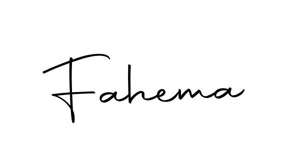 You should practise on your own different ways (Autography-DOLnW) to write your name (Fahema) in signature. don't let someone else do it for you. Fahema signature style 10 images and pictures png