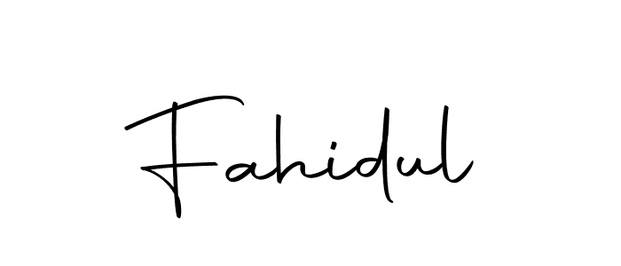 Make a beautiful signature design for name Fahidul. Use this online signature maker to create a handwritten signature for free. Fahidul signature style 10 images and pictures png