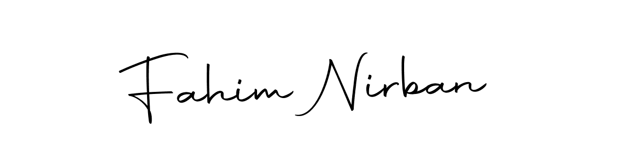 if you are searching for the best signature style for your name Fahim Nirban. so please give up your signature search. here we have designed multiple signature styles  using Autography-DOLnW. Fahim Nirban signature style 10 images and pictures png