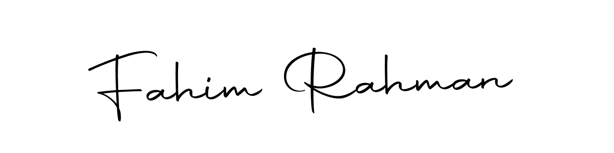 Design your own signature with our free online signature maker. With this signature software, you can create a handwritten (Autography-DOLnW) signature for name Fahim Rahman. Fahim Rahman signature style 10 images and pictures png